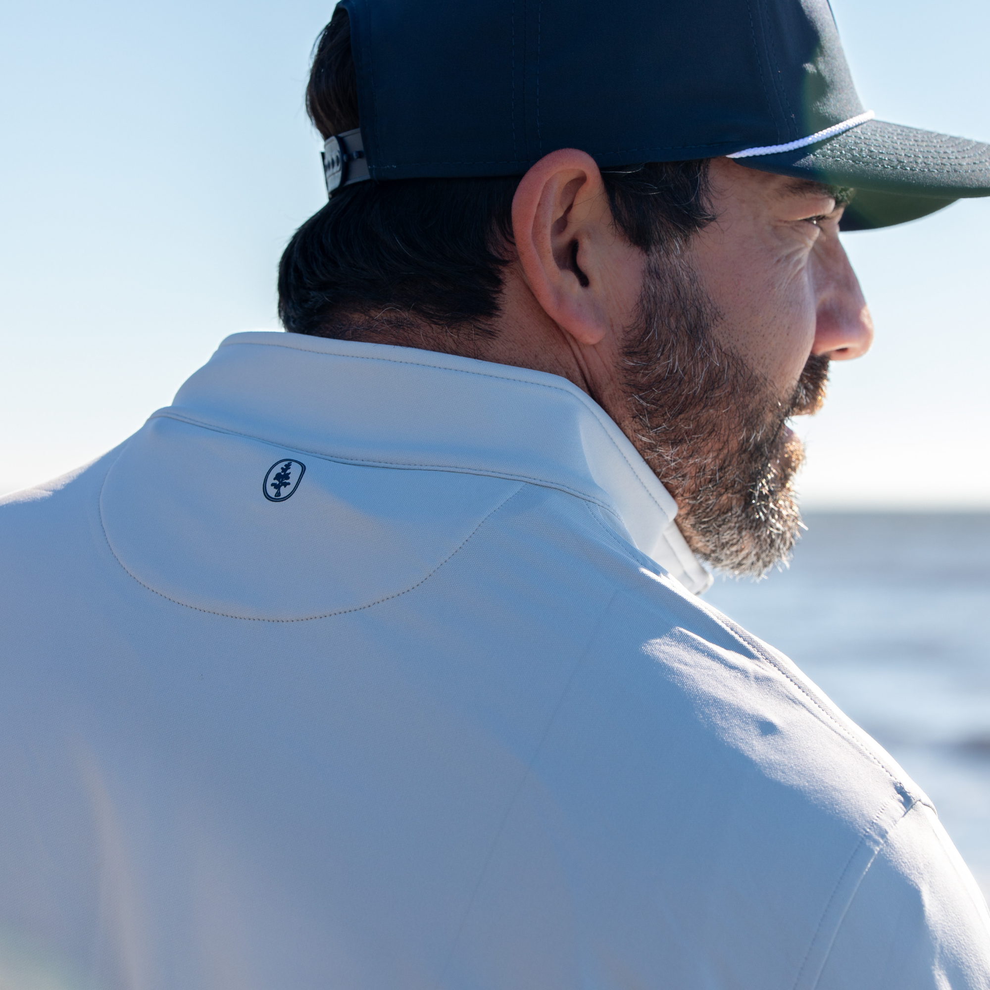 The Isaac Quarter-Zip Gray