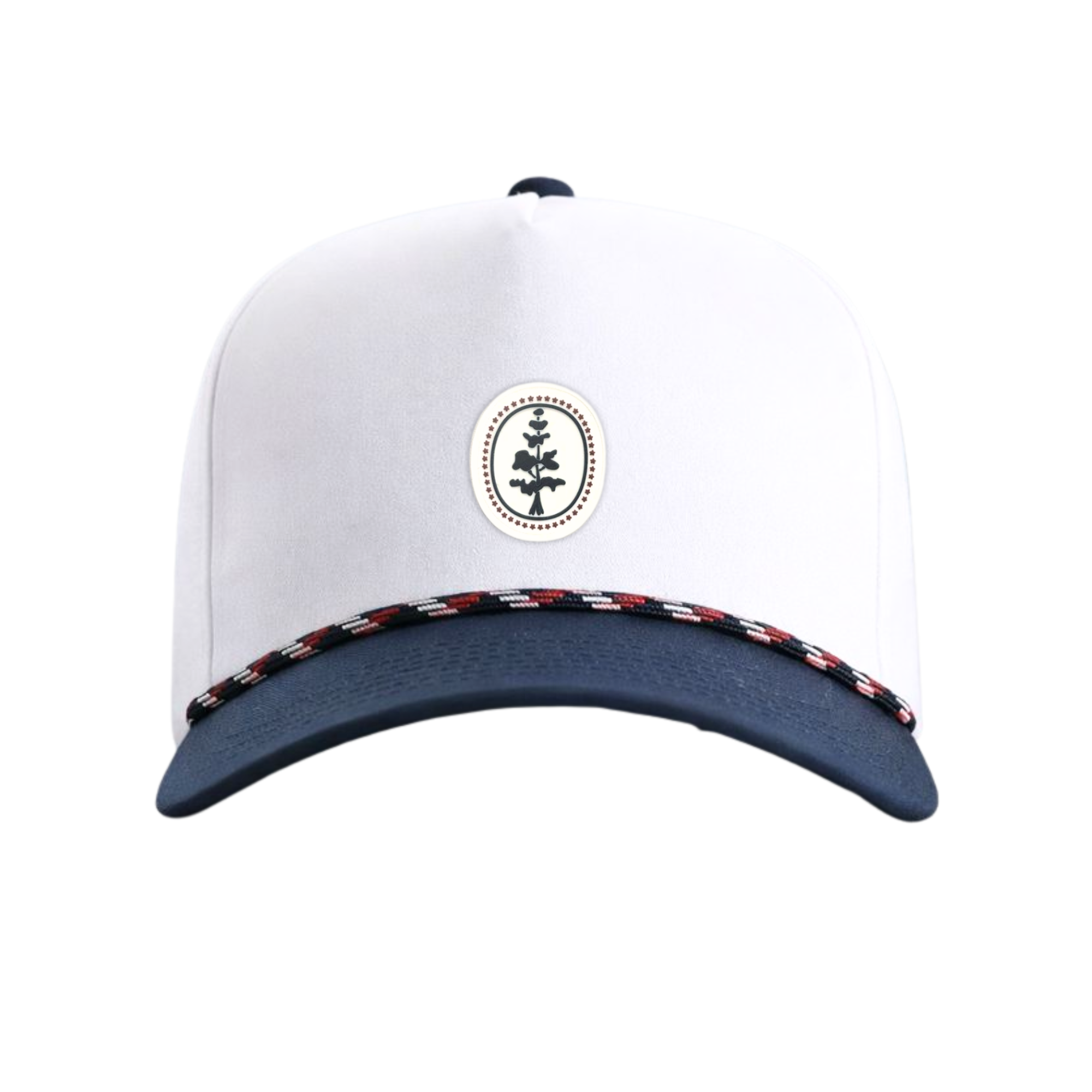 The Summit- White / Navy, Red & White Rope