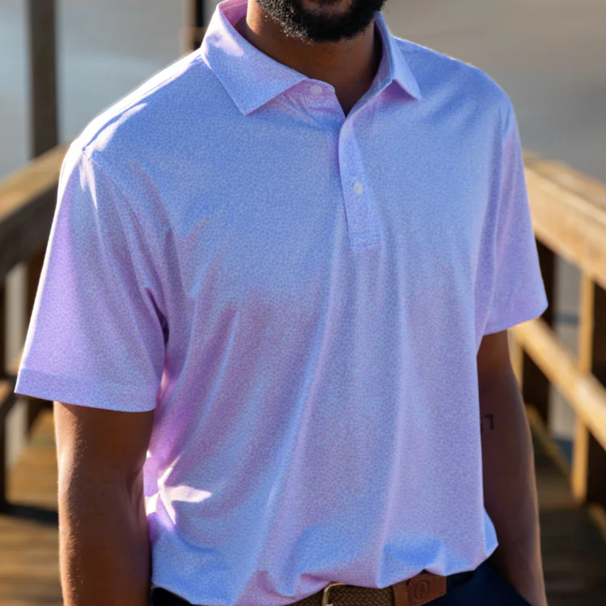 The Hampton Polo- Purple