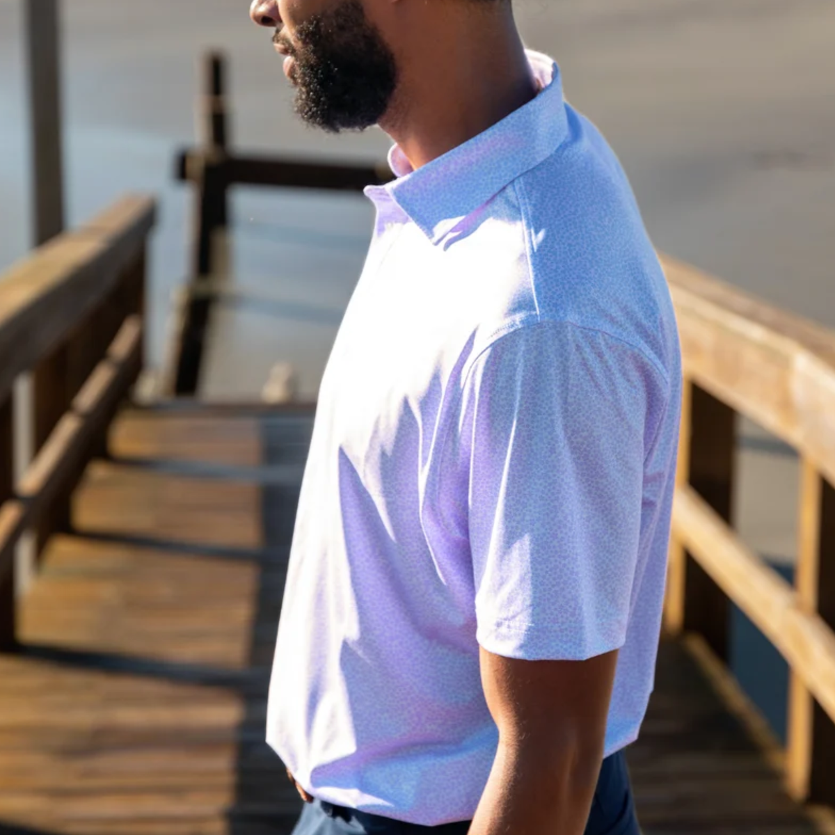 The Hampton Polo- Purple