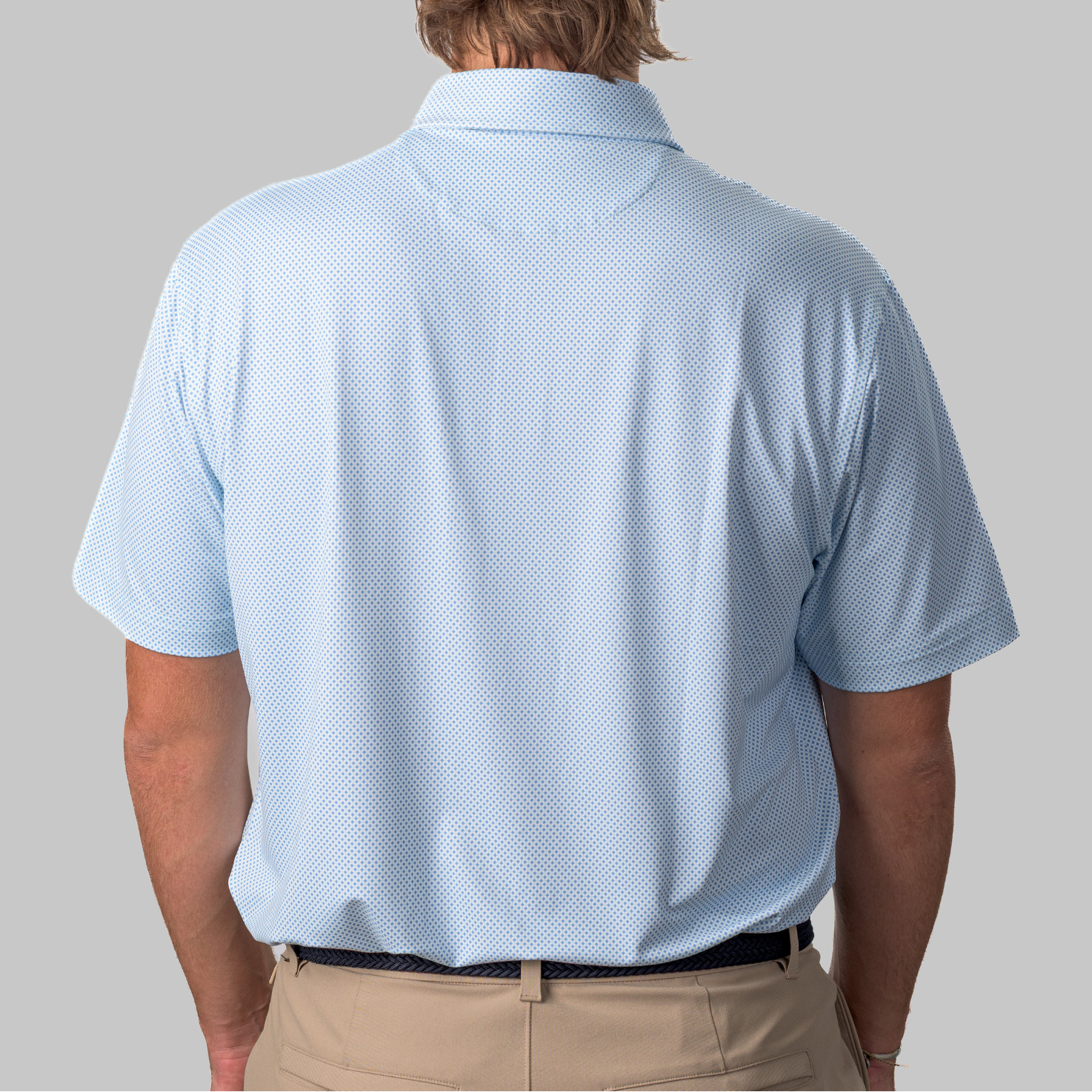The Cade Polo- Light Blue