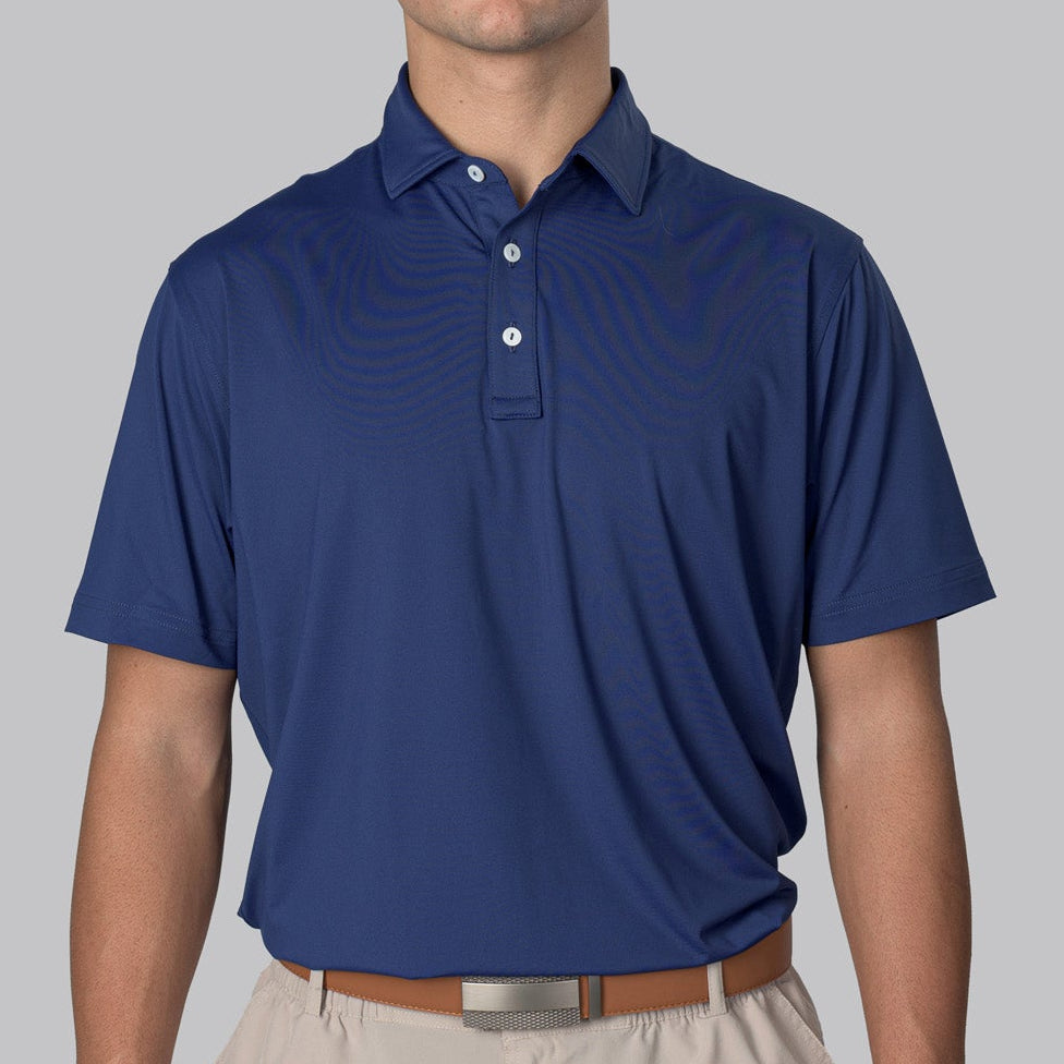 Essential Solid Blue Depths Polo