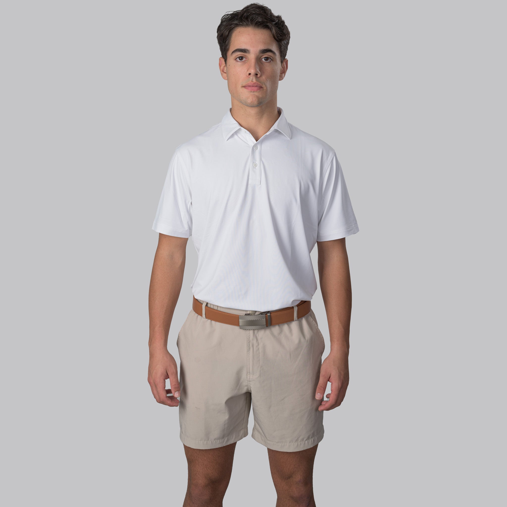 Essential Solid White Polo