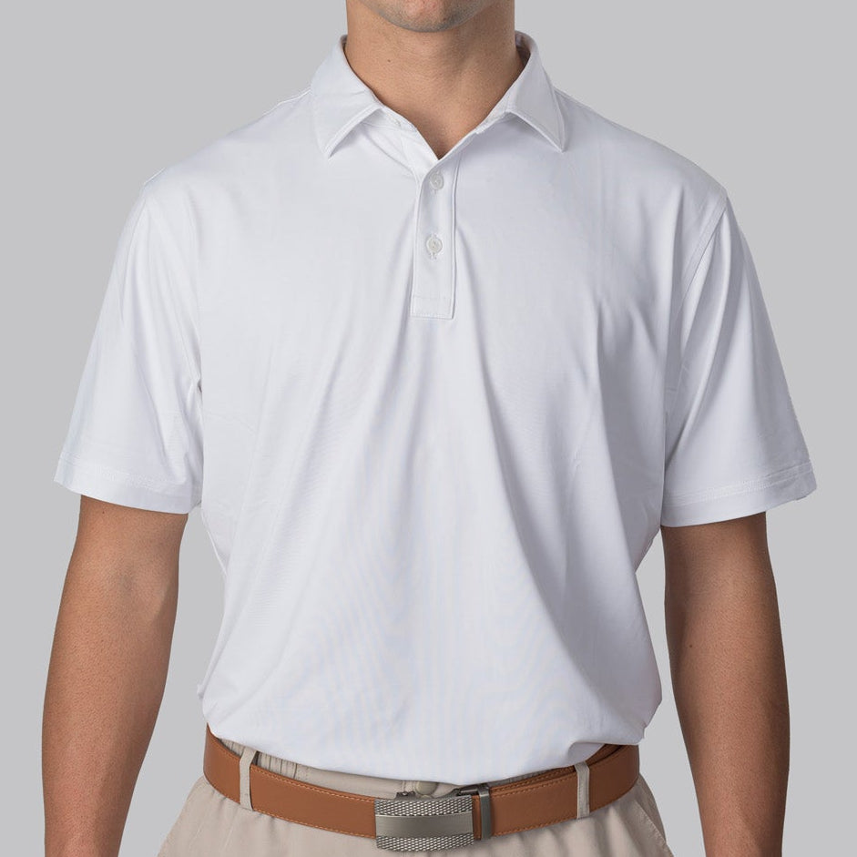 Essential Solid White Polo