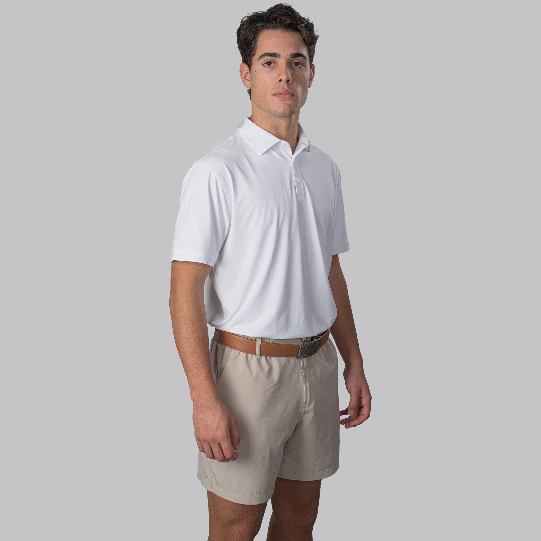Essential Solid White Polo