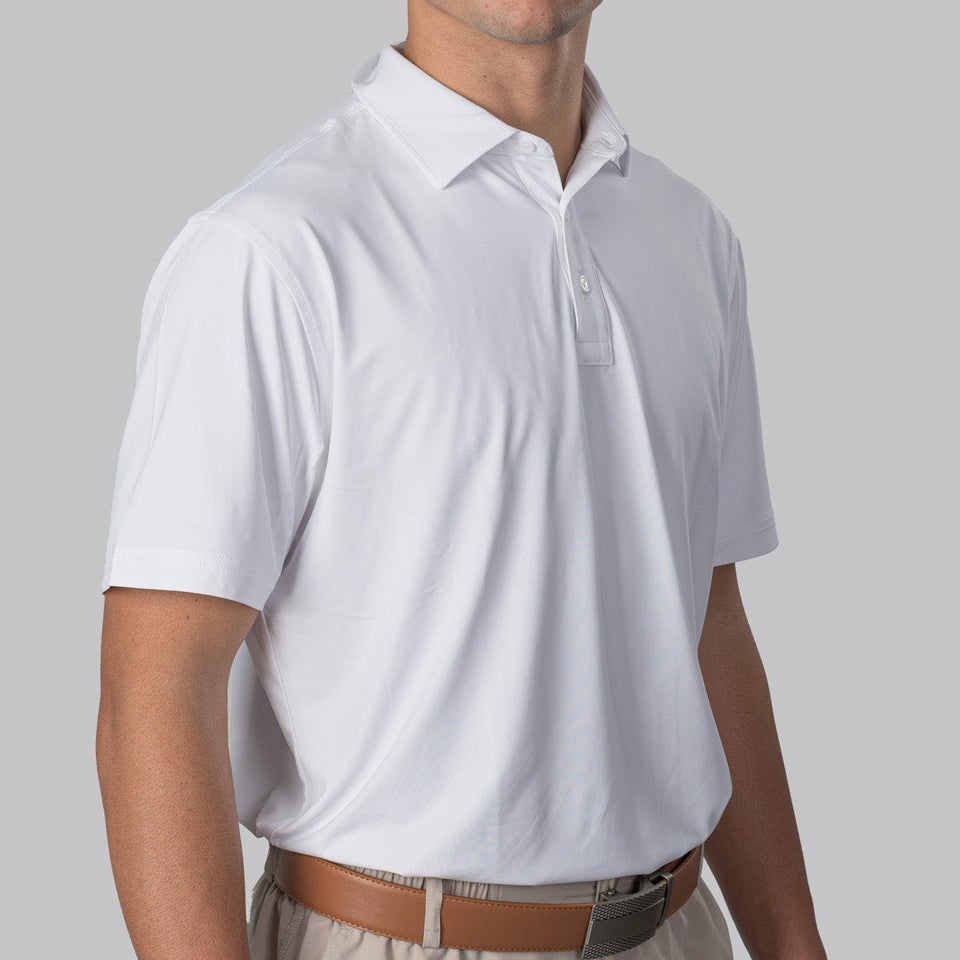 Essential Solid White Polo