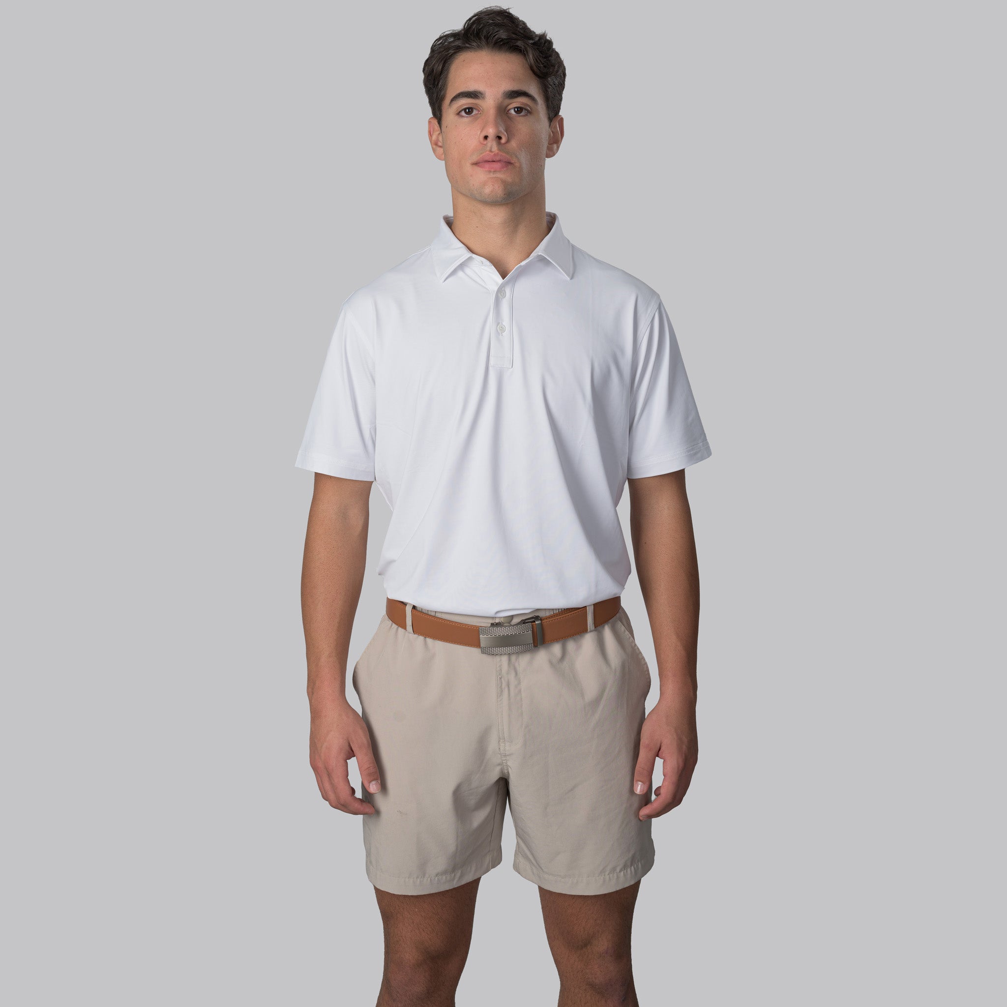 Essential Solid White Polo
