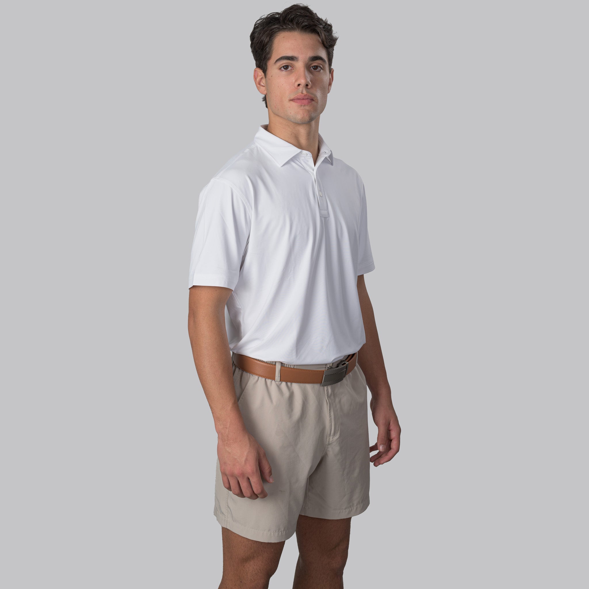 Essential Solid White Polo