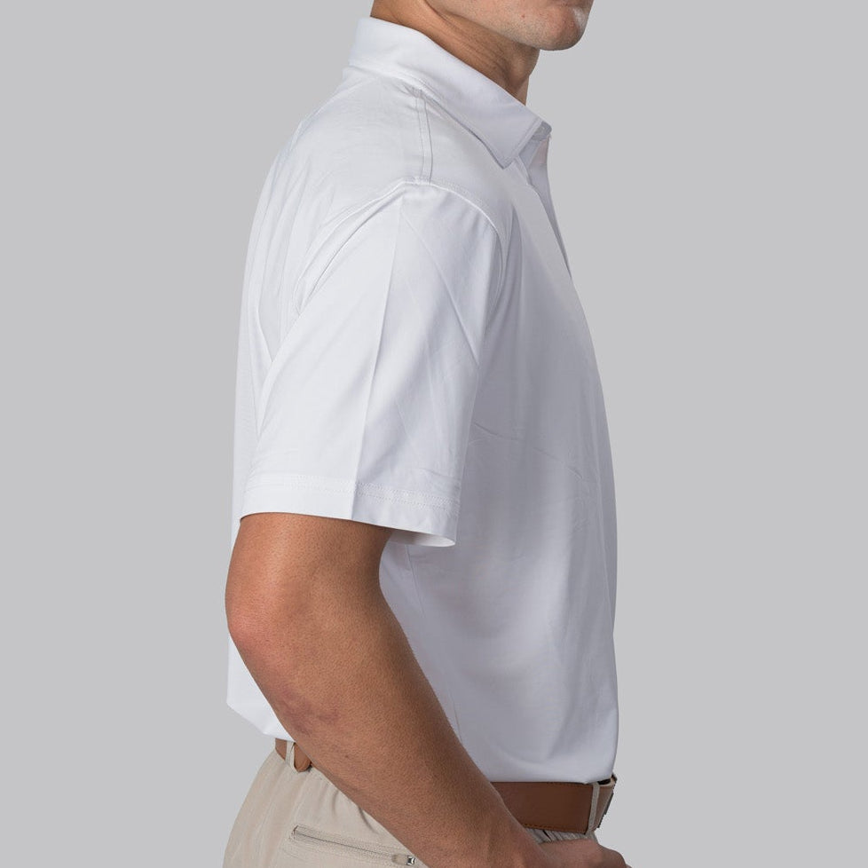 Essential Solid White Polo
