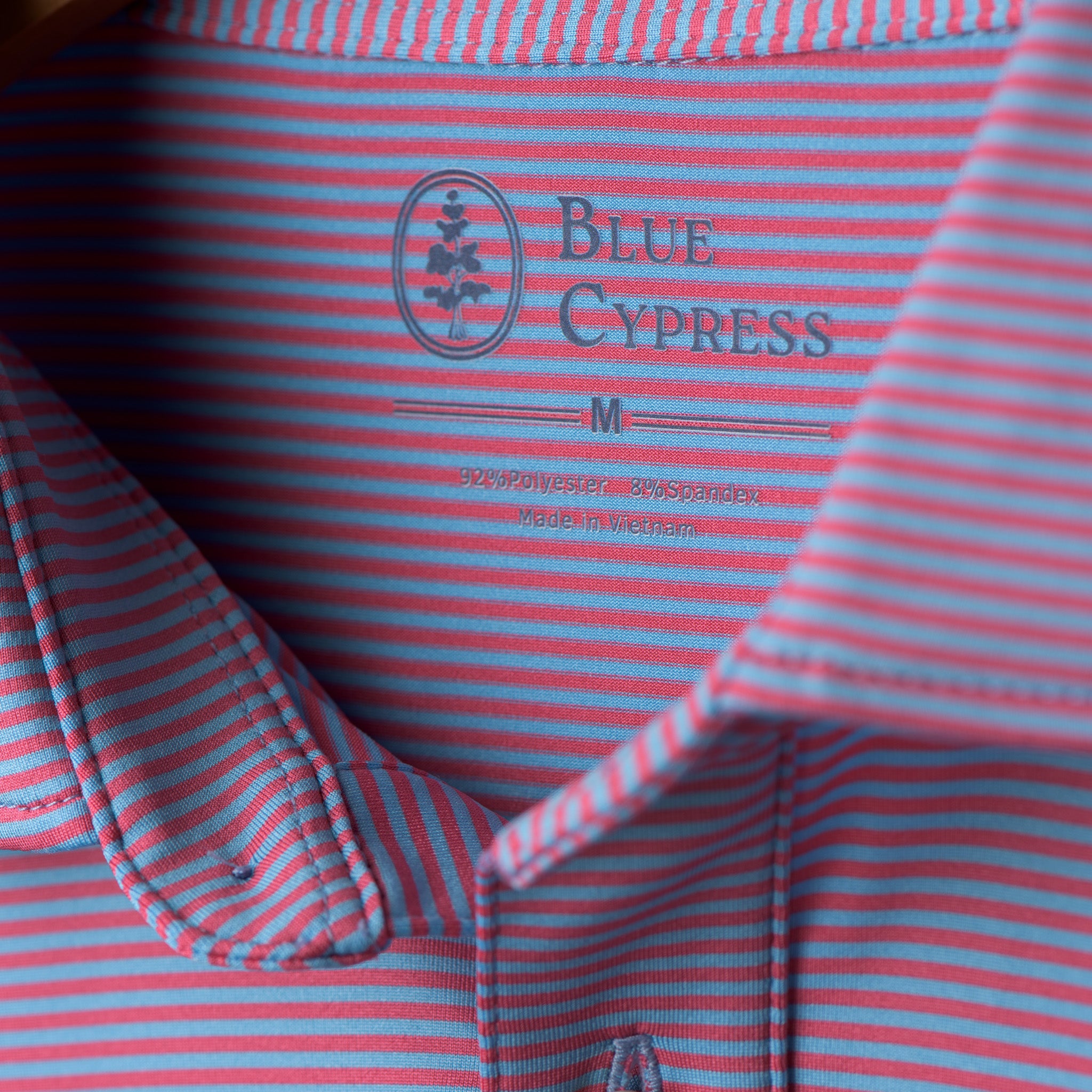 Essential Stripe Ethereal Blue / Party Punch Polo