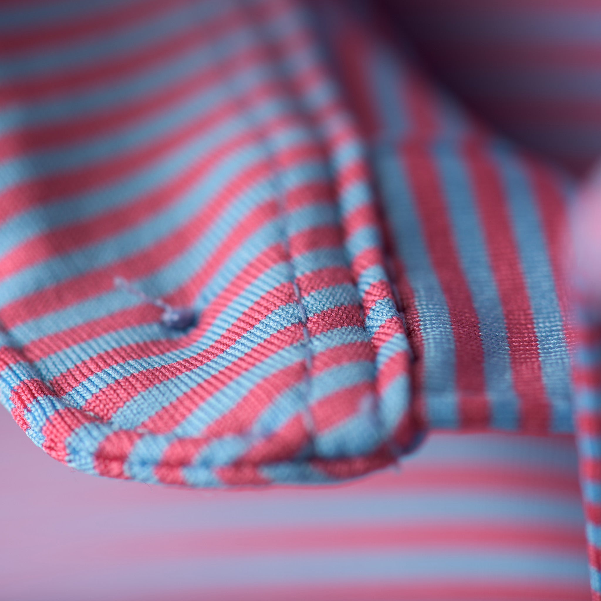 Essential Stripe Ethereal Blue / Party Punch Polo