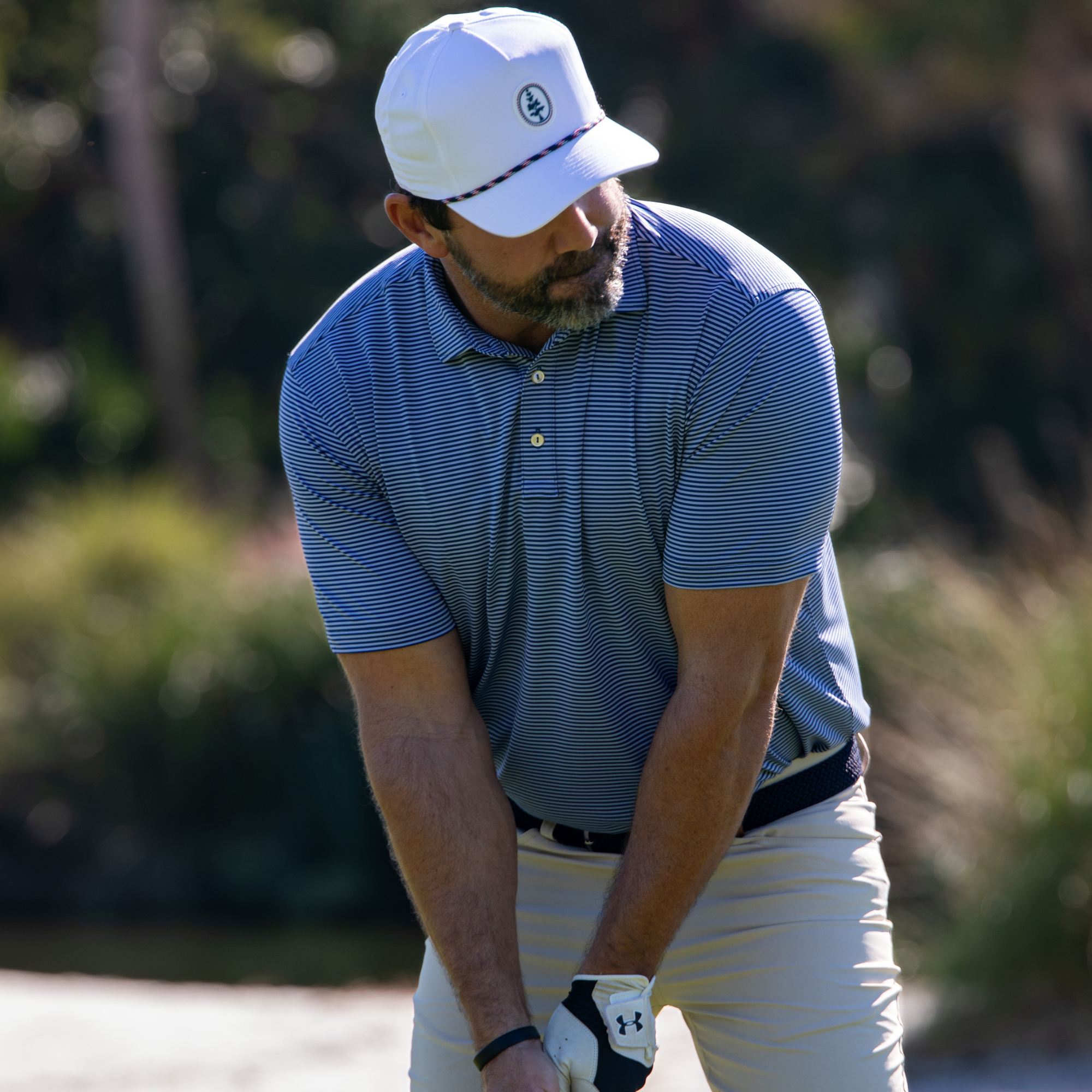 Essential Stripe Sweet Lavender / Blue Depths Polo