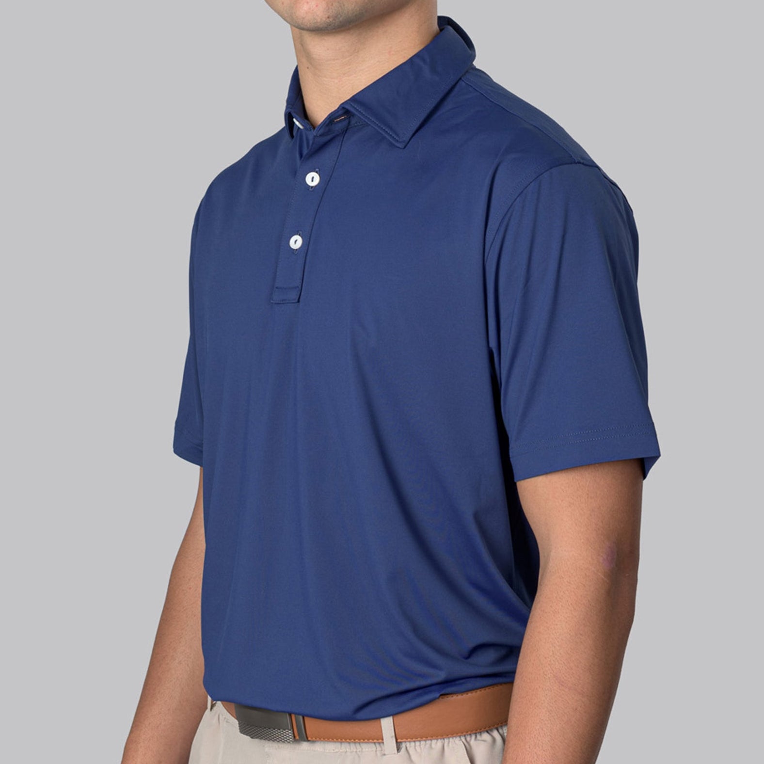 Essential Solid Blue Depths Polo