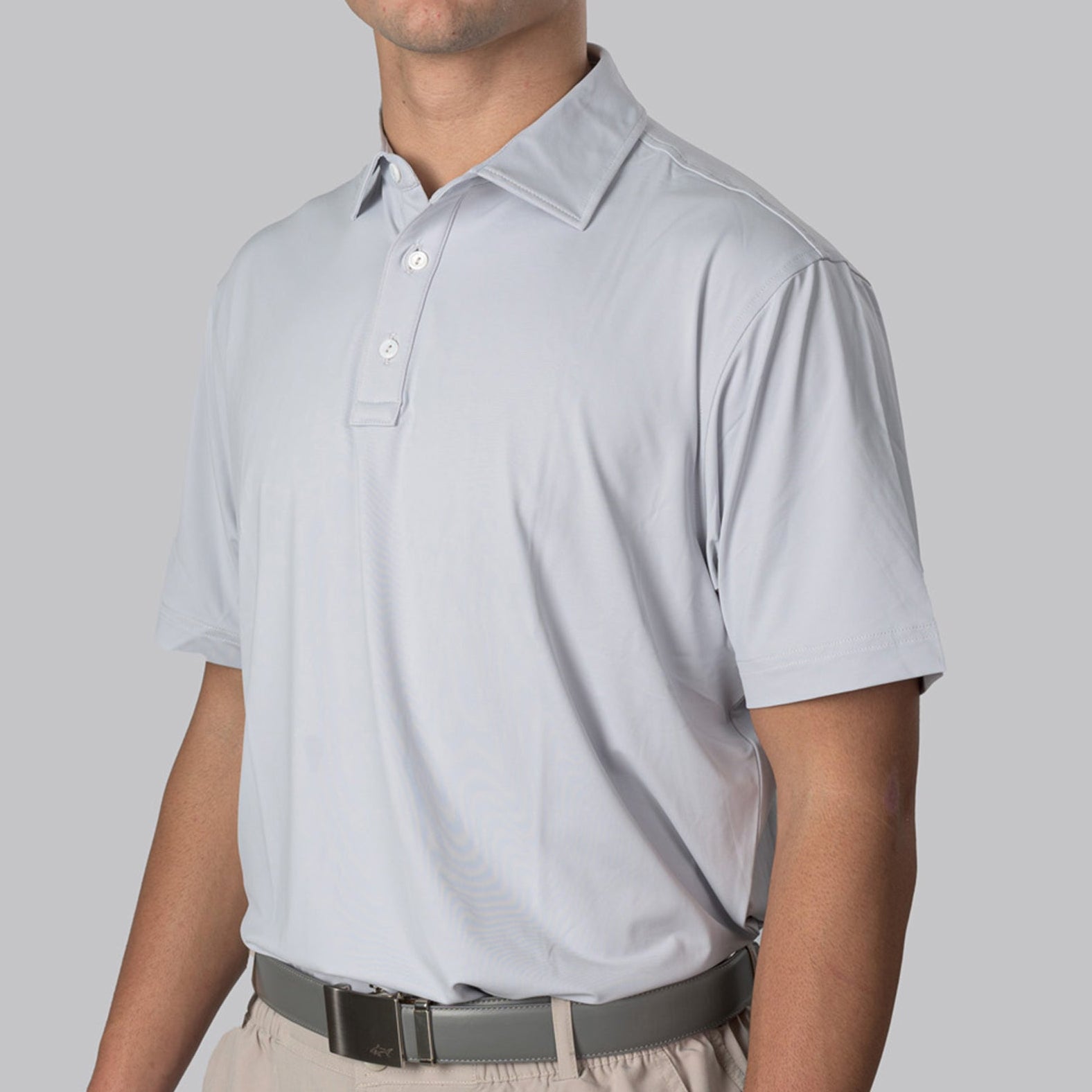 Essential Solid Grey Polo