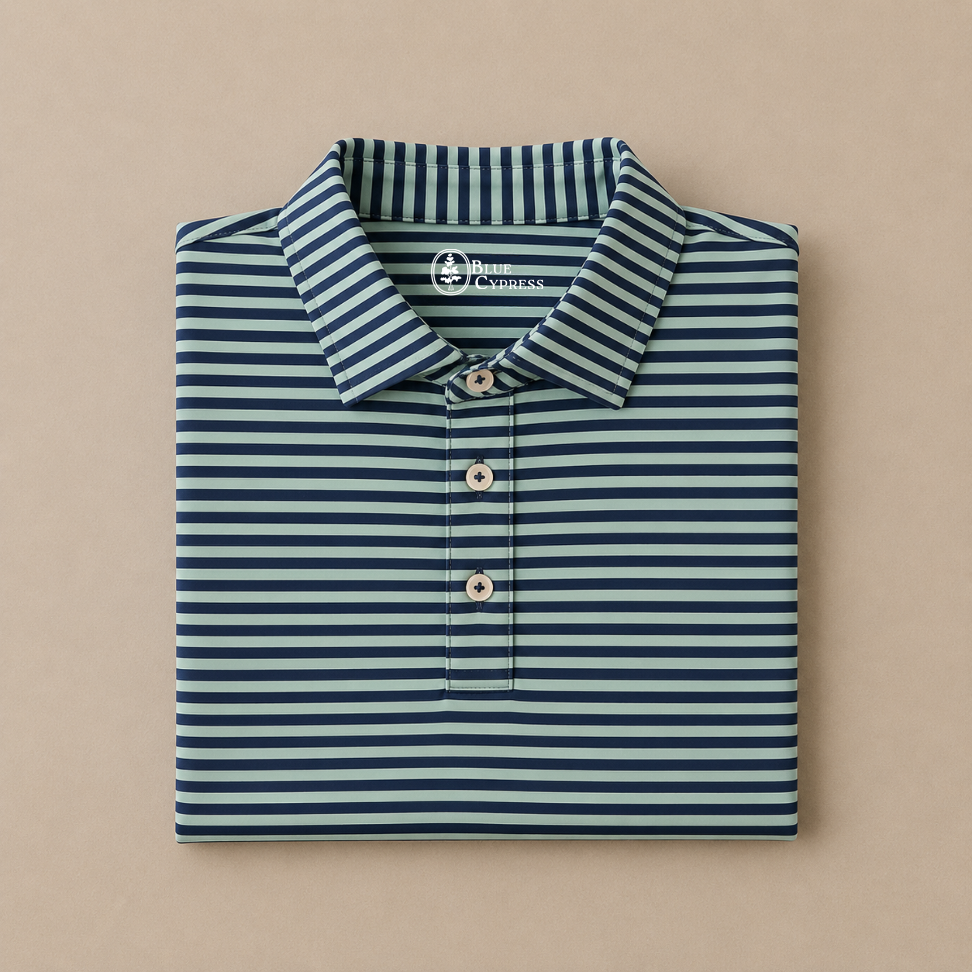 The Jackson Polo - Coastal Navy / Seafoam
