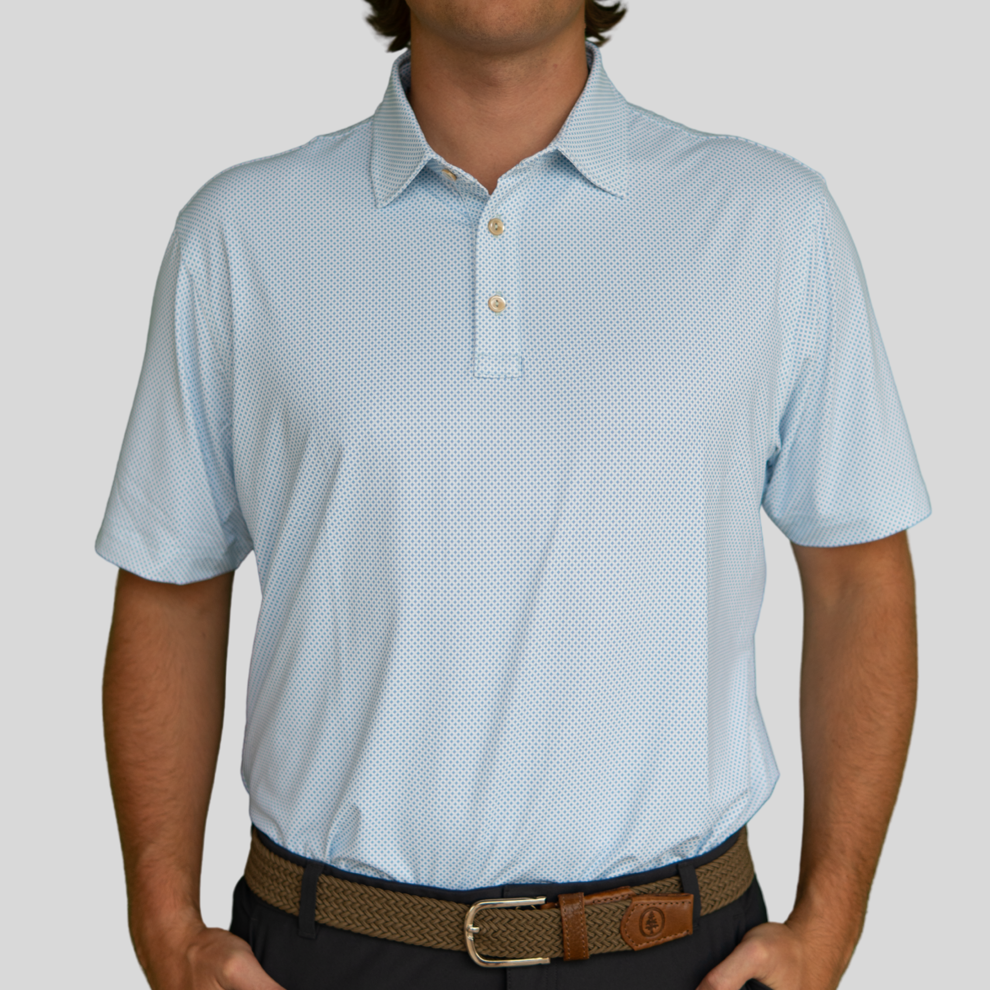 The Cade Polo- Light Blue