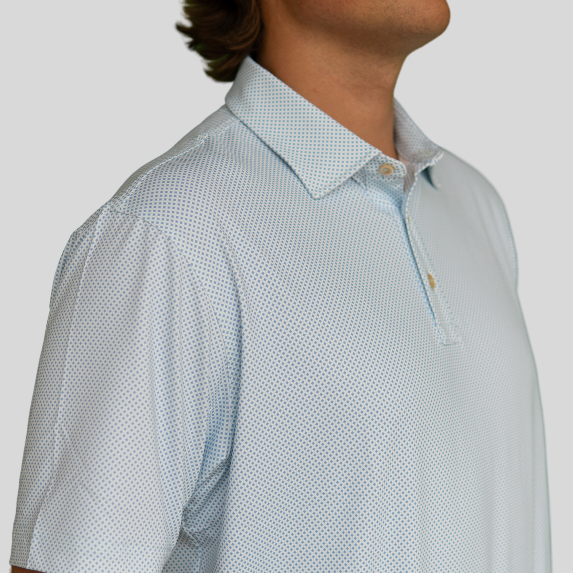 The Cade Polo- Light Blue