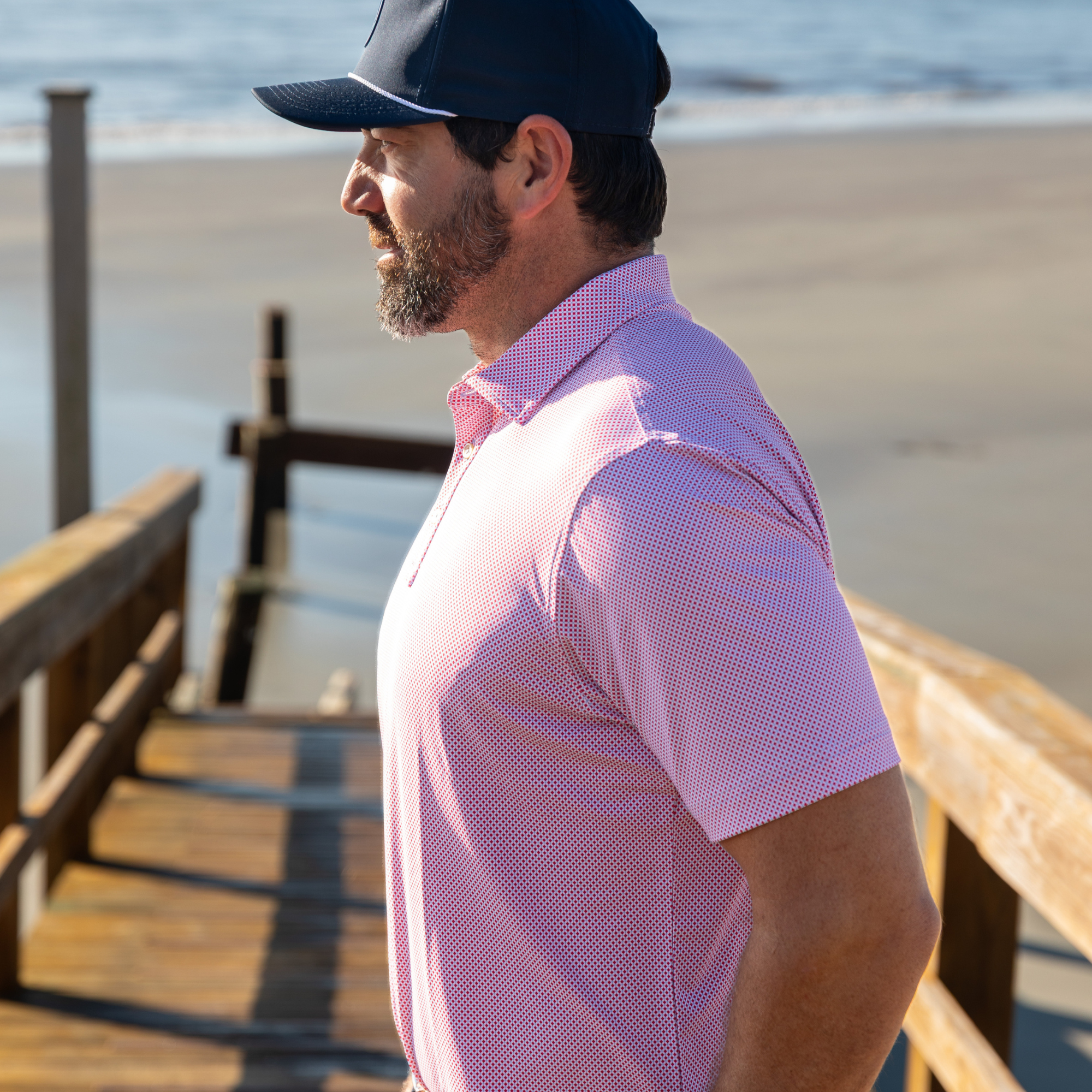 The Cade Polo- Red