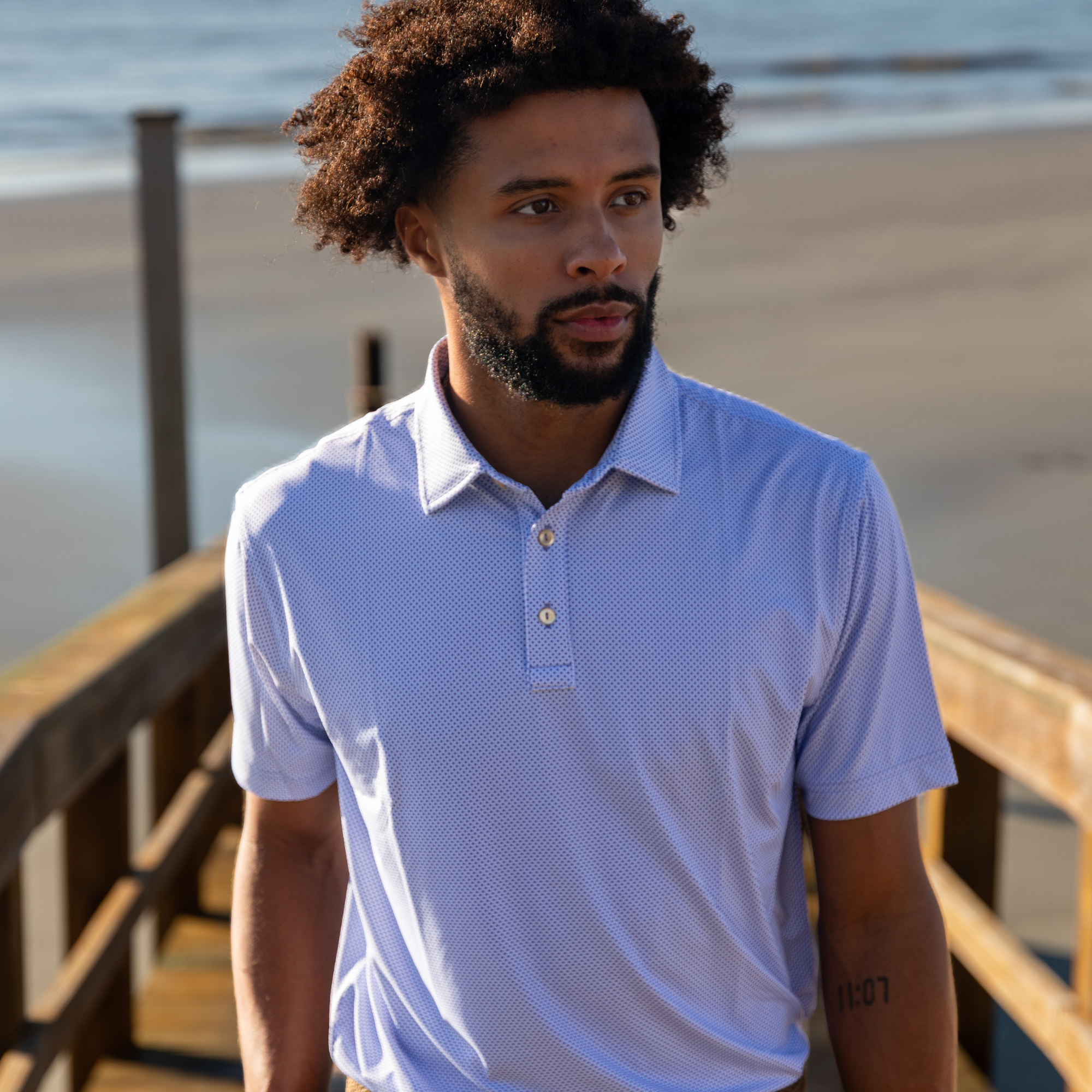The Cade Polo- Aster Purple