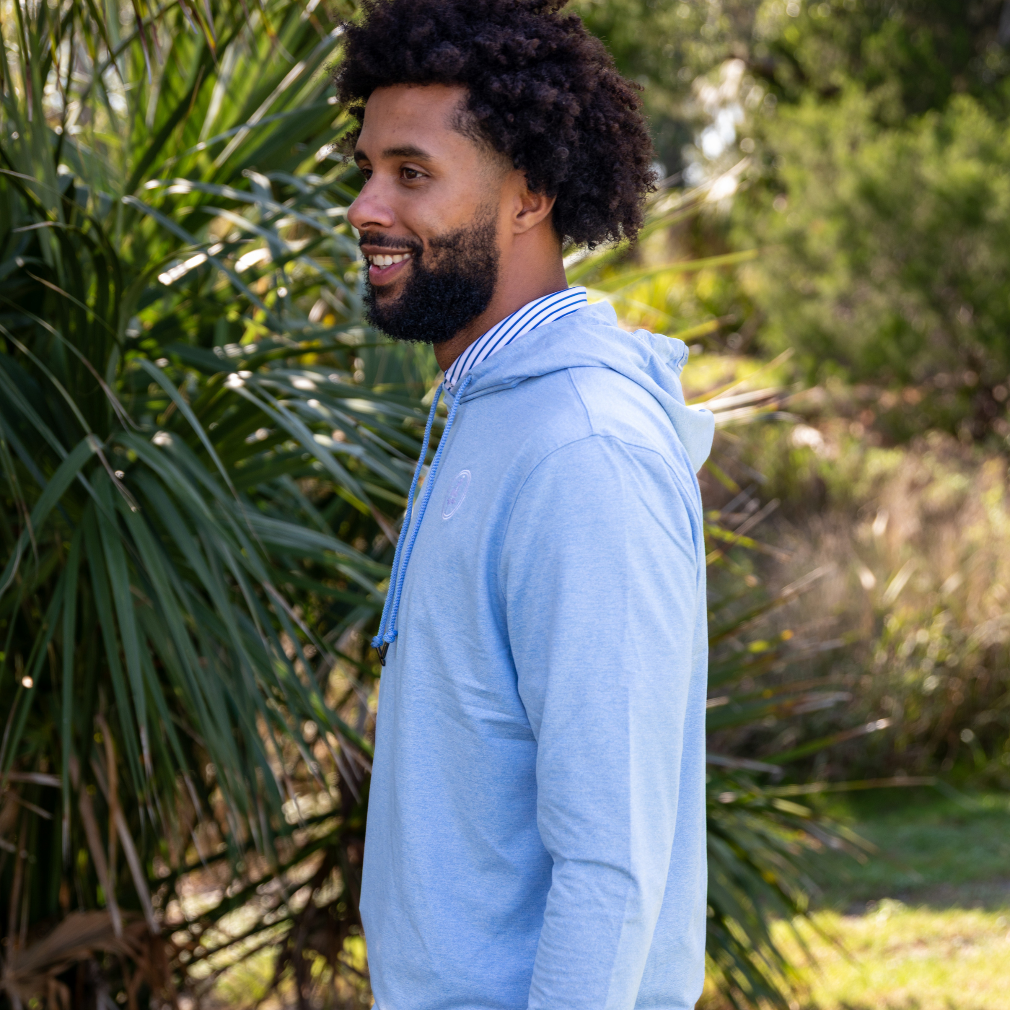 Hutton Hoodie Light Blue