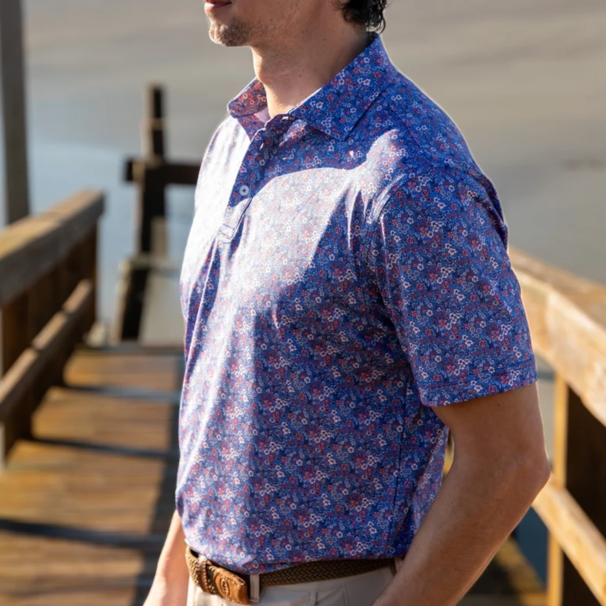 The Calvert Polo- Pink Dogwood