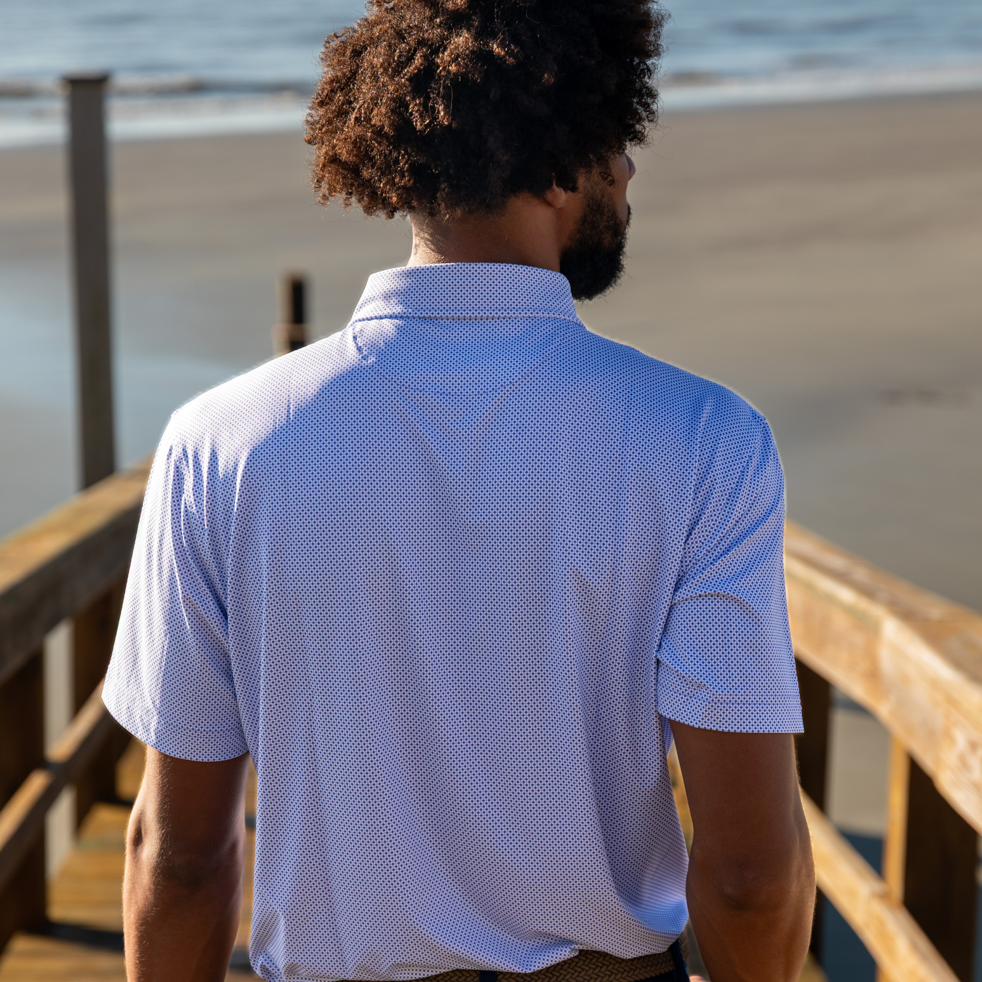 The Cade Polo- Aster Purple