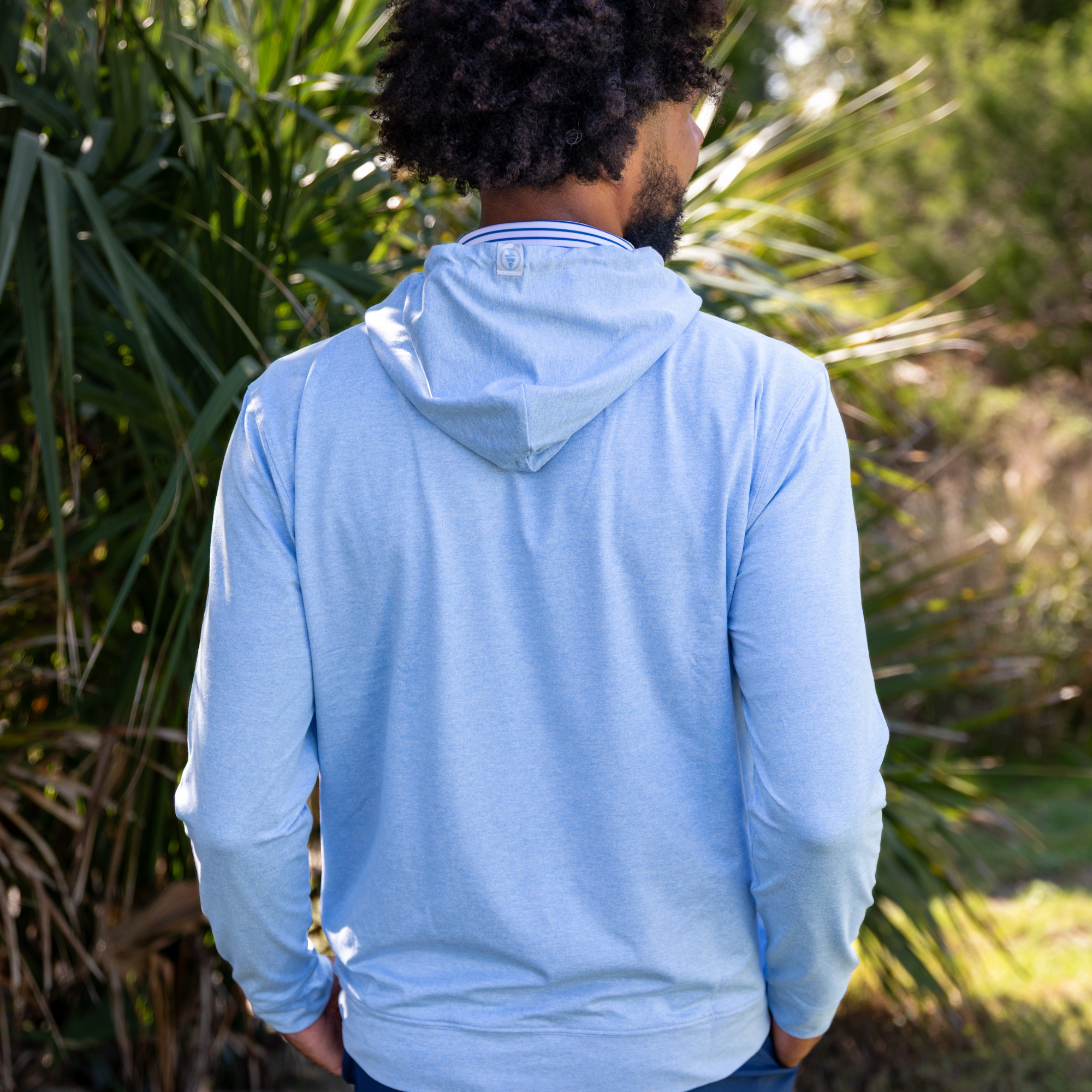 Hutton Hoodie Light Blue