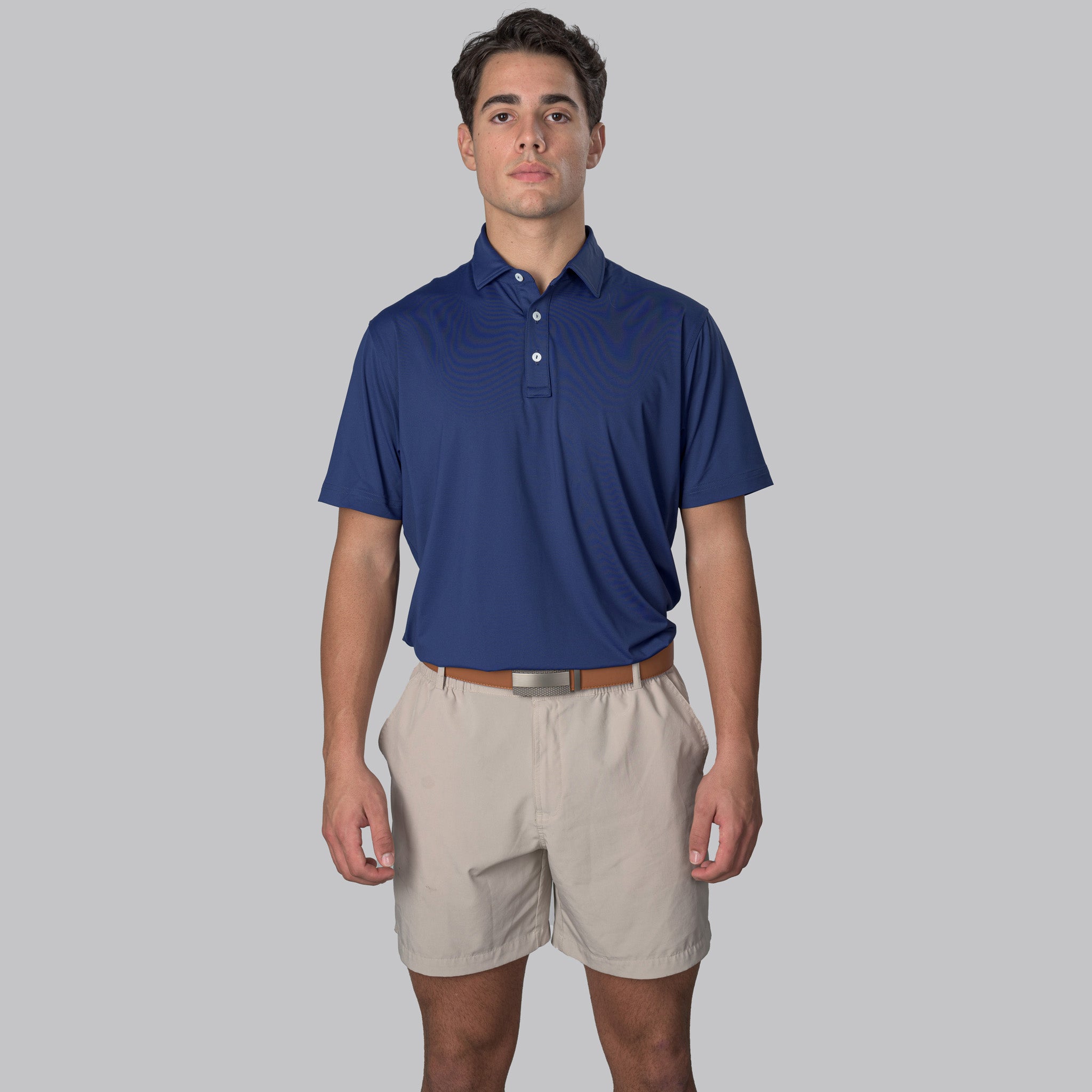 Essential Solid Blue Depths Polo