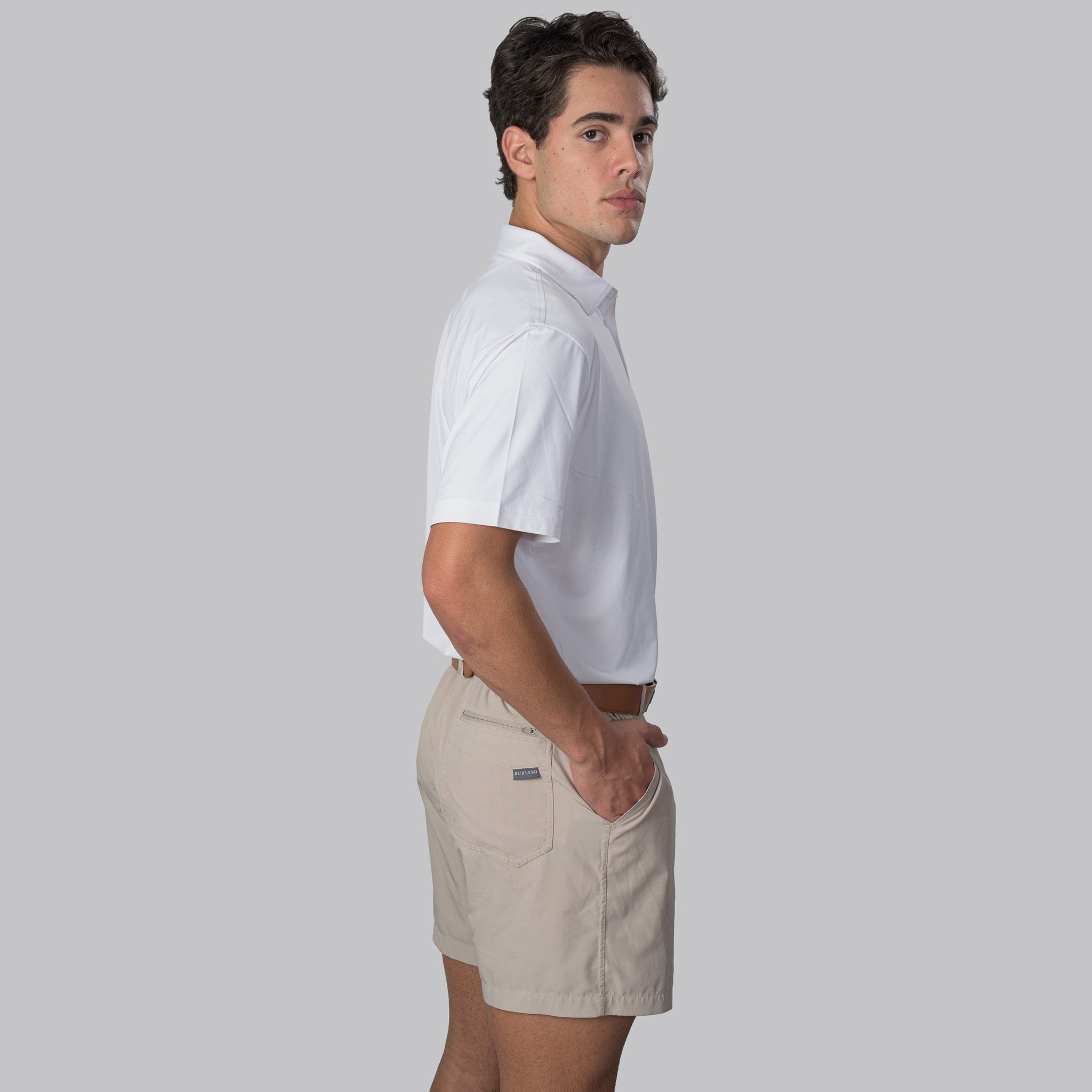 Essential Solid White Polo