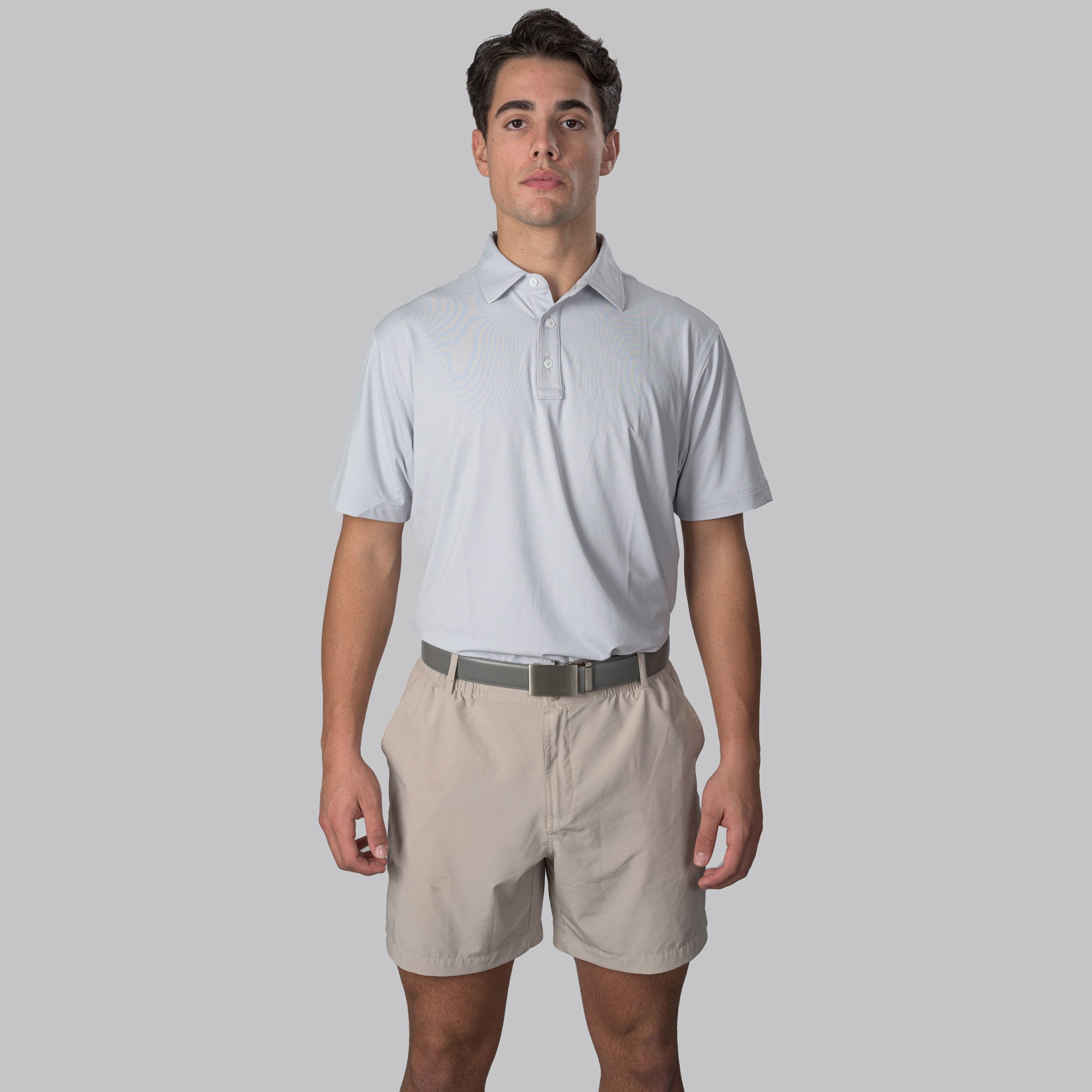 Essential Solid Grey Polo