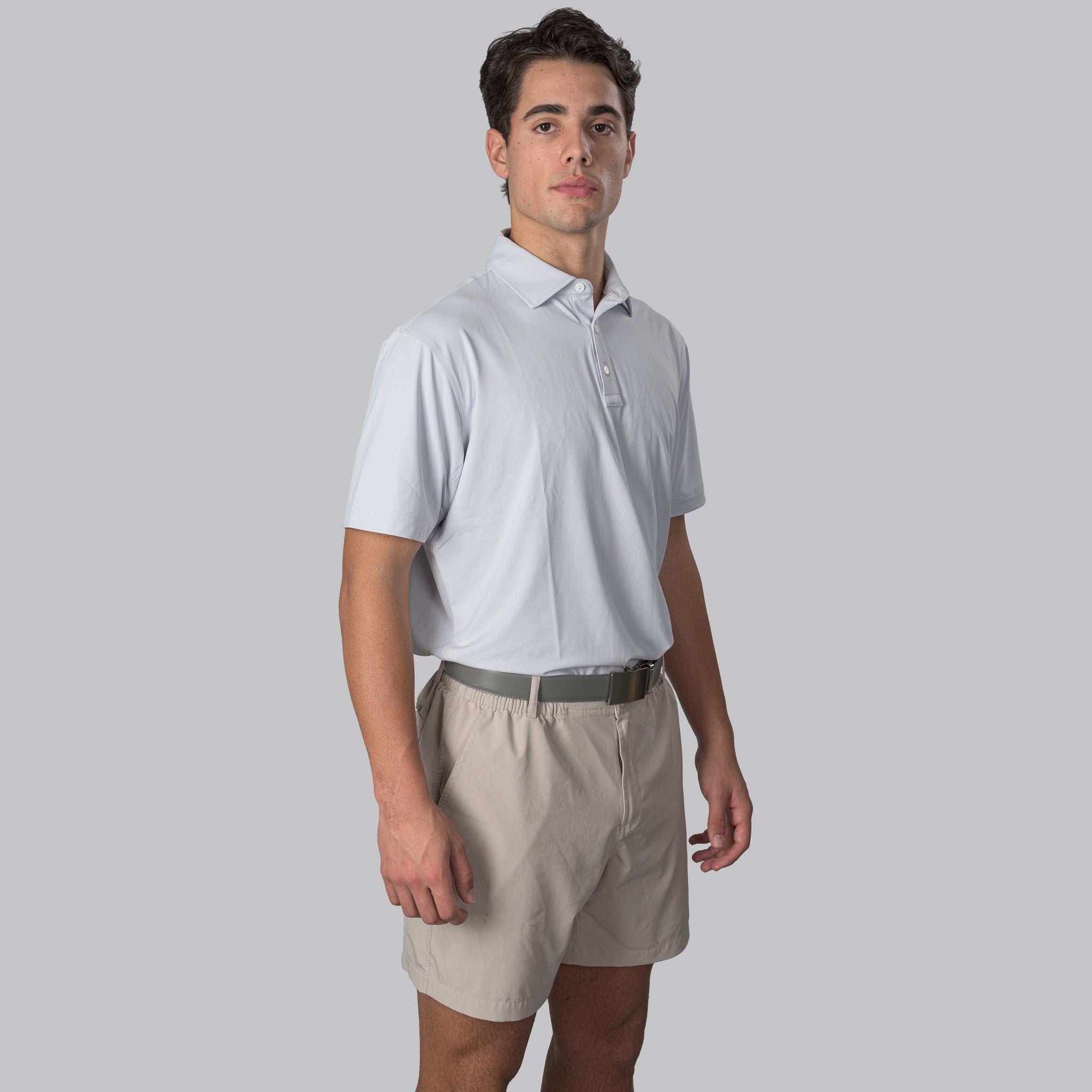 Essential Solid Grey Polo