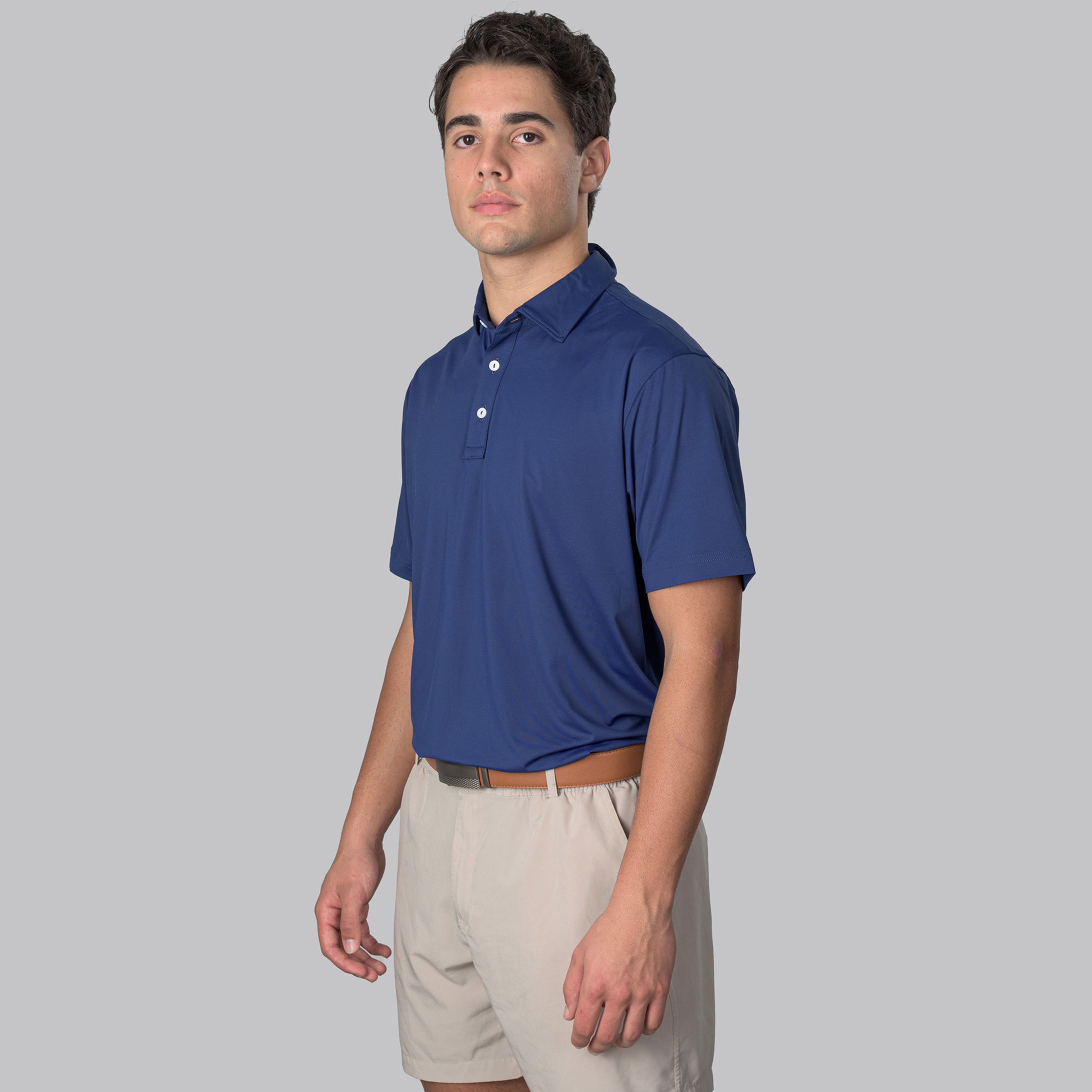 Essential Solid Blue Depths Polo