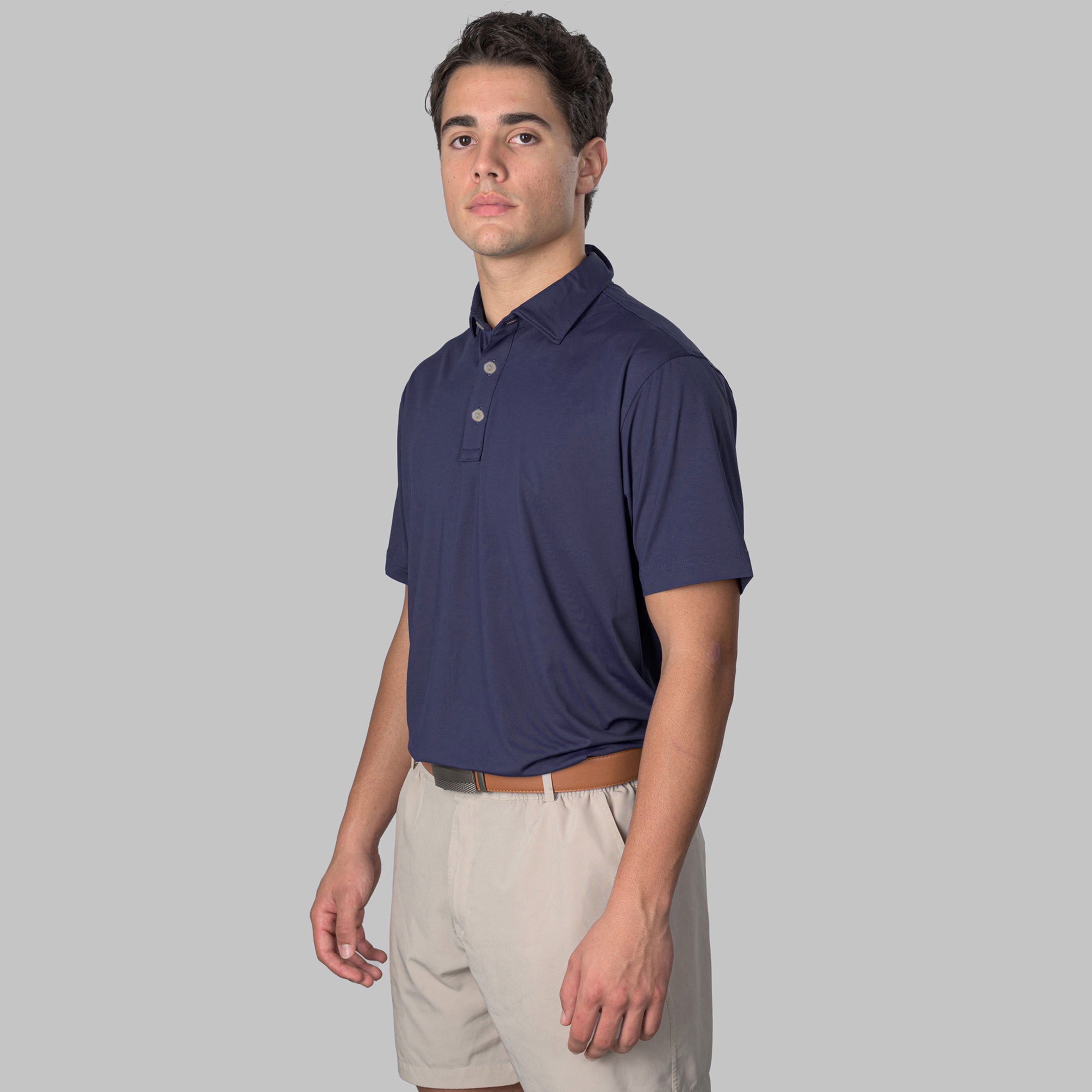 Essential Solid True Navy Polo