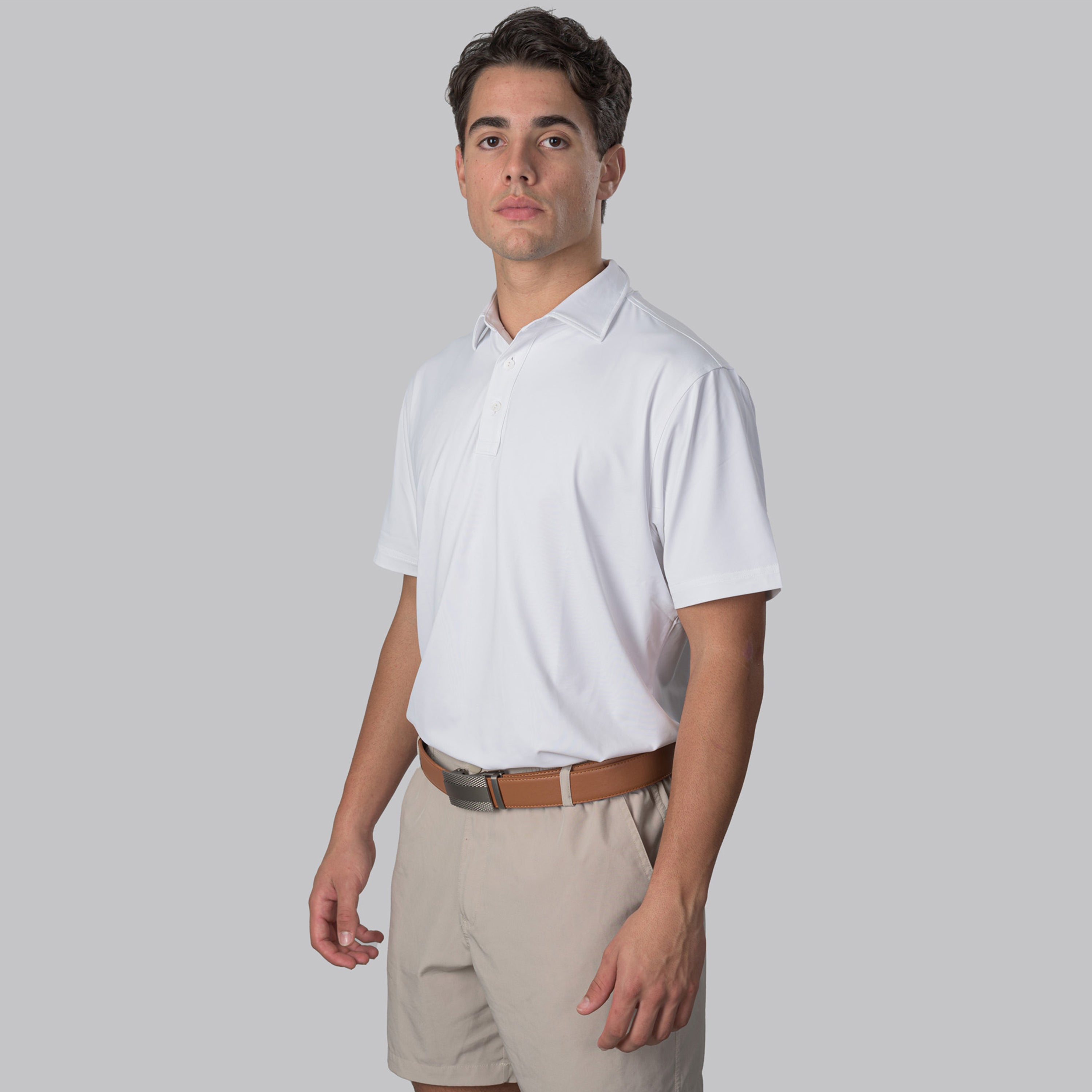 Essential Solid White Polo