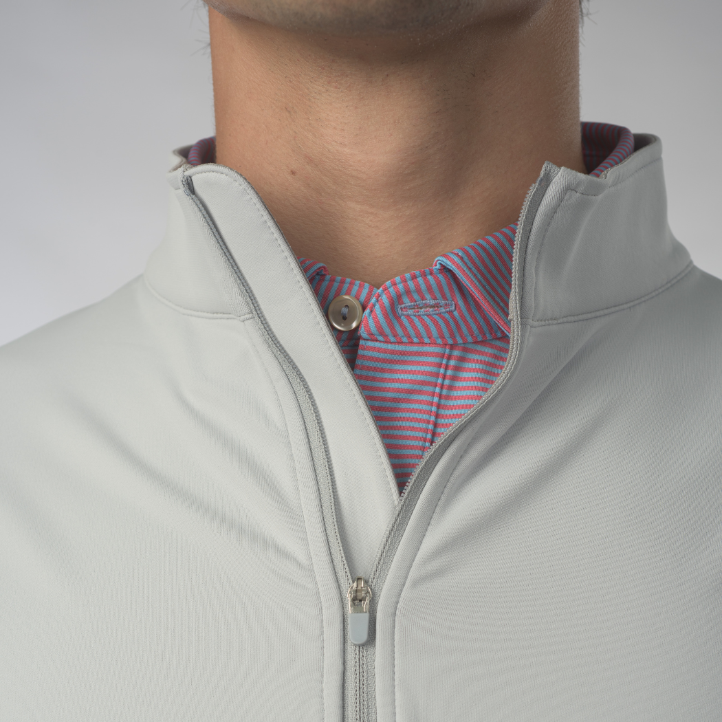 The Isaac Quarter-Zip Gray