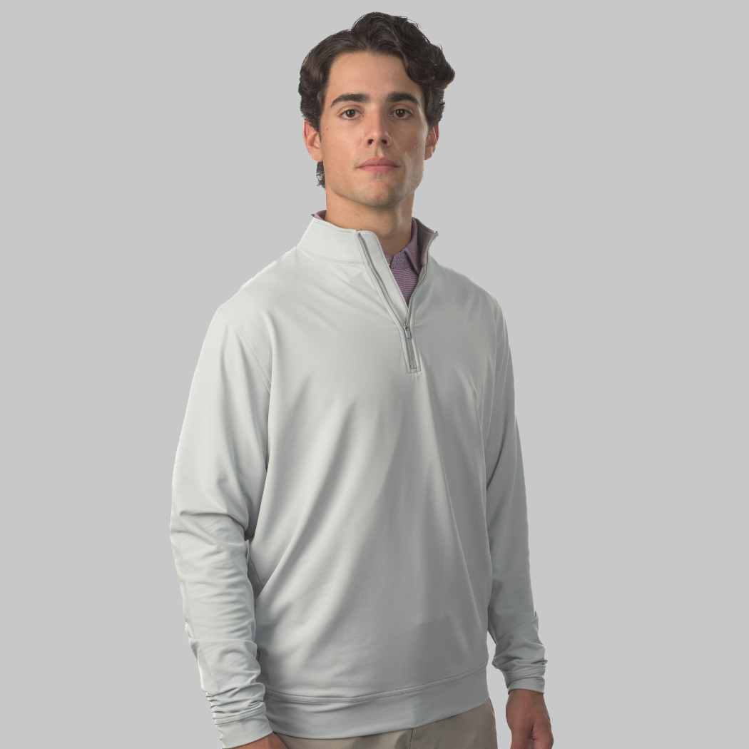 The Isaac Quarter-Zip Gray
