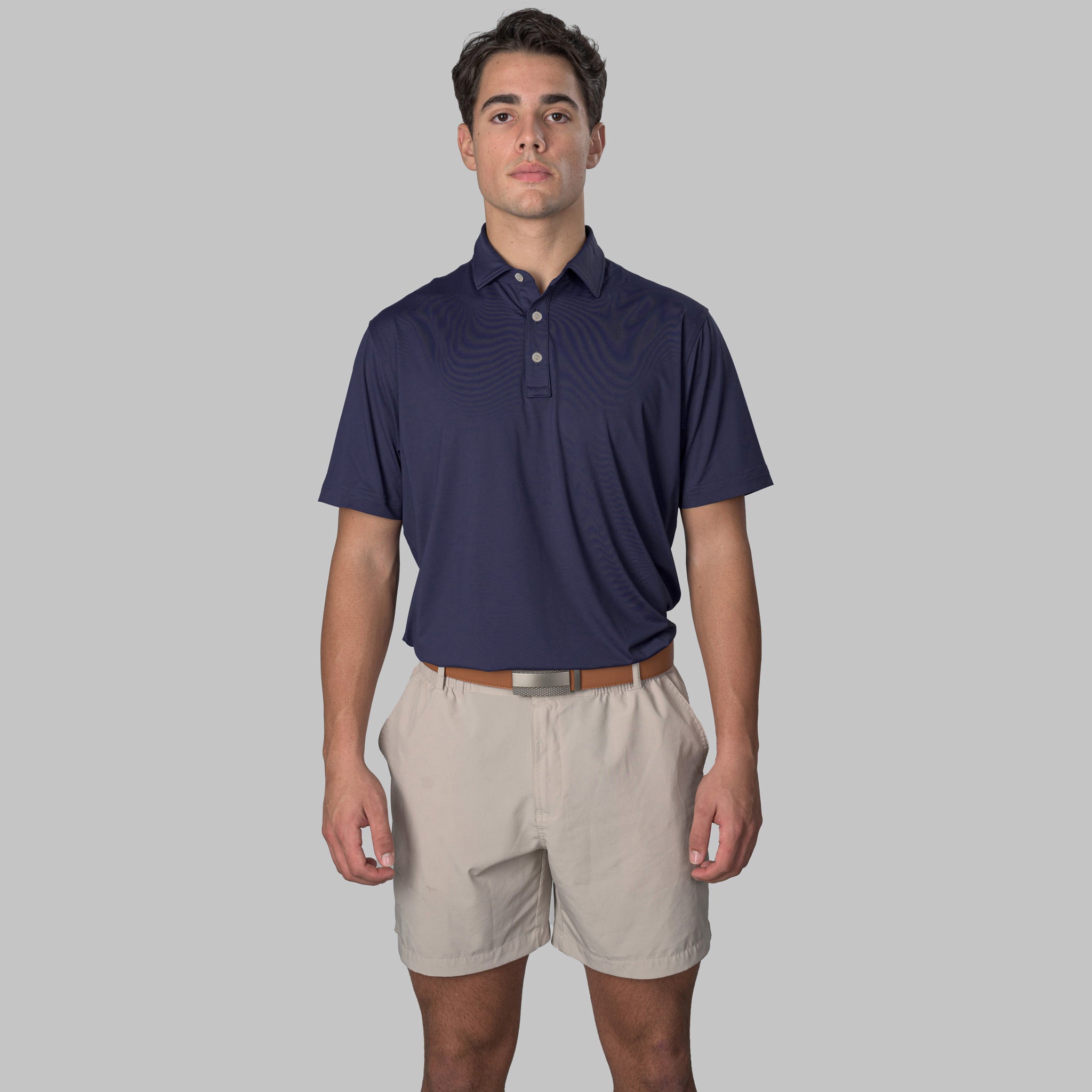 Essential Solid True Navy Polo