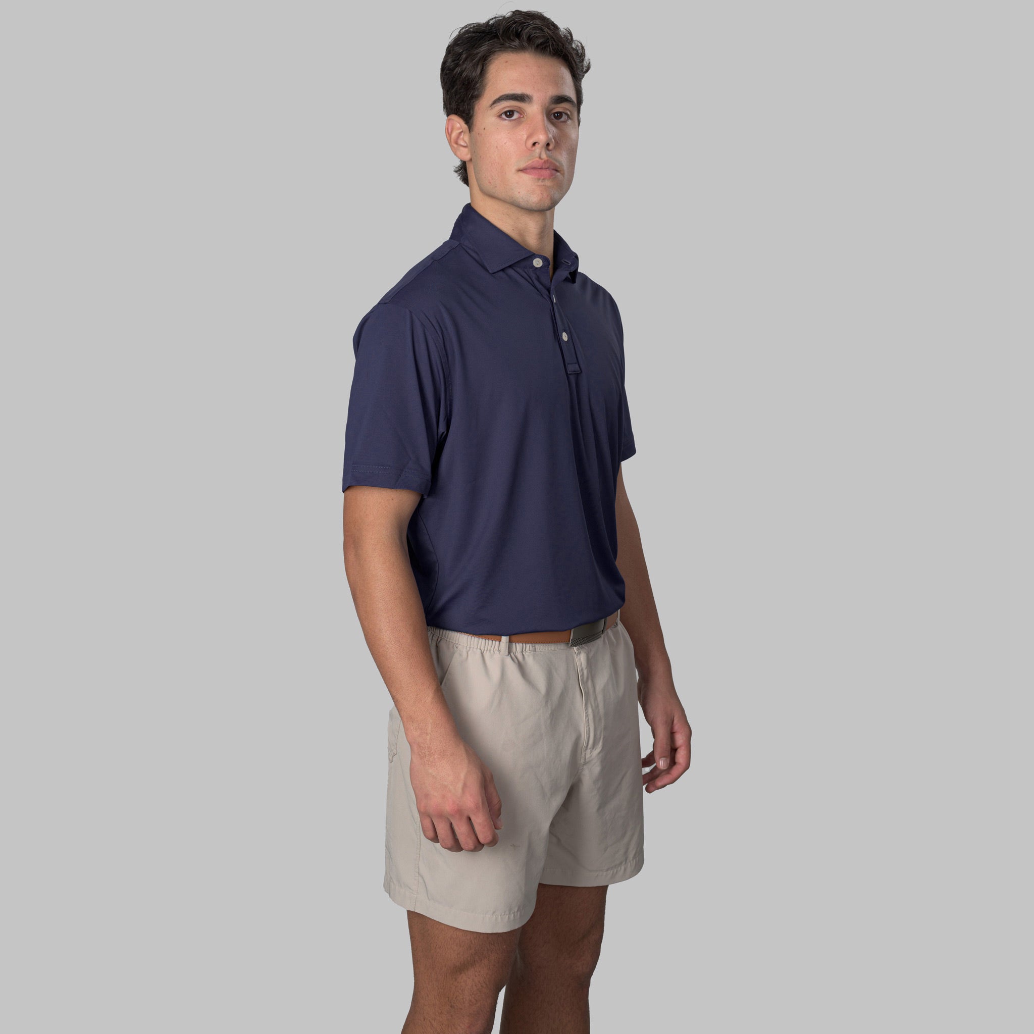 Essential Solid True Navy Polo