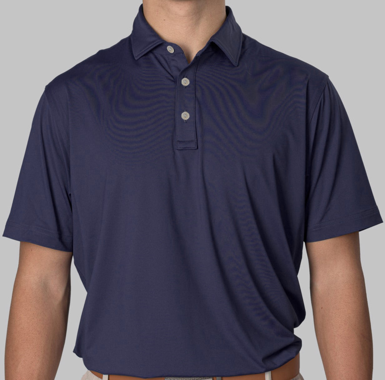 Essential Solid True Navy Polo